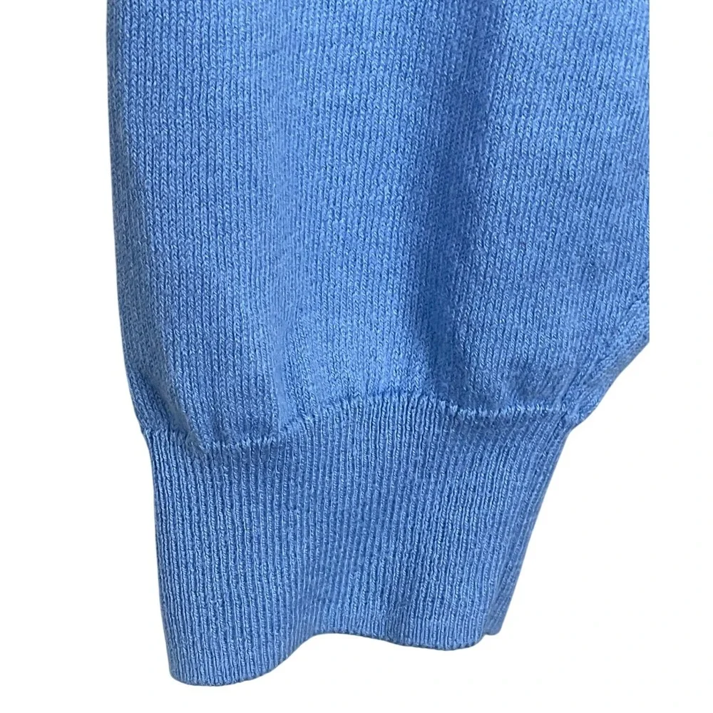 Alashan Men Blue BHGC Golf Country Club Cashmere Blend V-neck Sweater XL BHGC